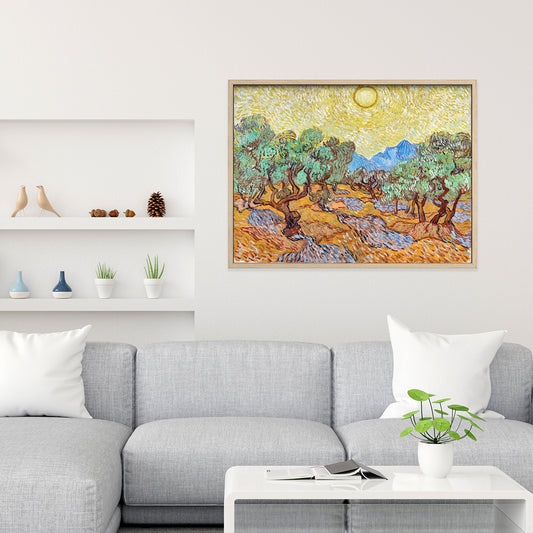 Olive Trees (1889) by Van Gogh Wall Art, Mockup