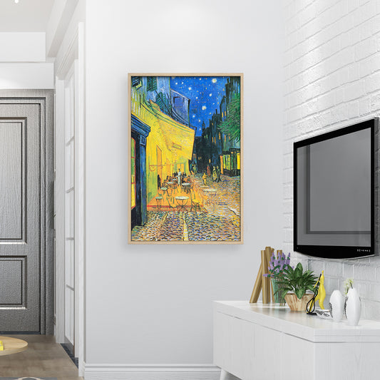 Cafe Terrace by Van Gogh Wall Art, Mockup