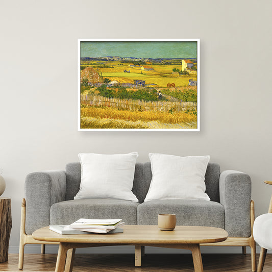 The Harvest - De Oogst by Van Gogh Wall Art, Mockup