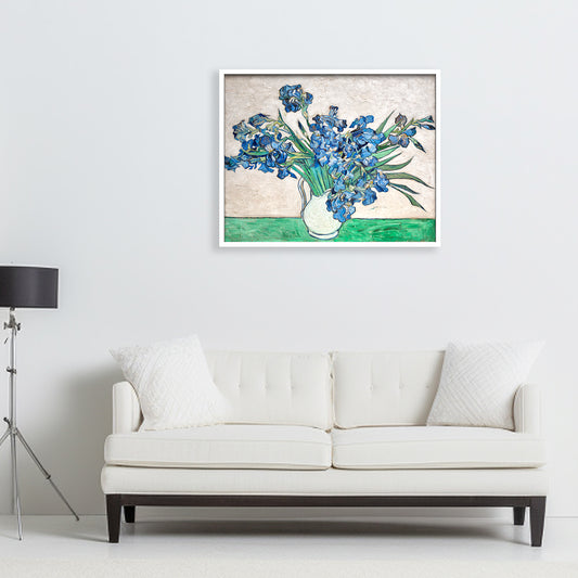 Irises (1890) by Van Gogh Wall Art, Mockup
