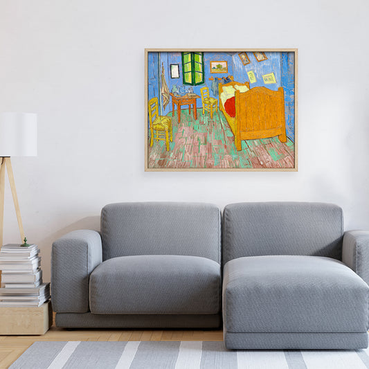 The Bedroom by Van Gogh Wall Art, Mockup