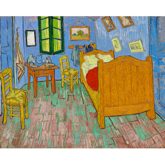 The Bedroom by Van Gogh Wall Art, Front