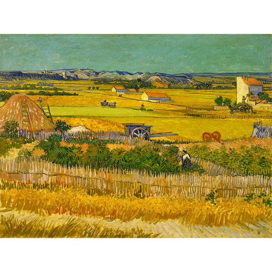 The Harvest - De Oogst by Van Gogh Wall Art, Front