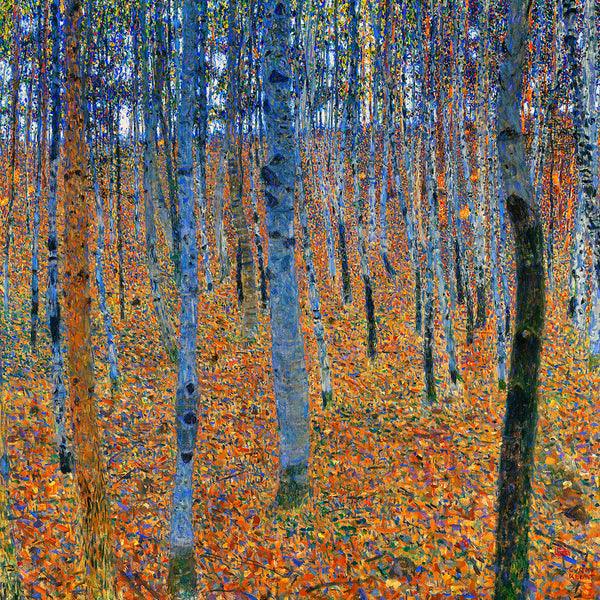 Beech Grove I (1902) by Gustav Klimt Wall Art, Front