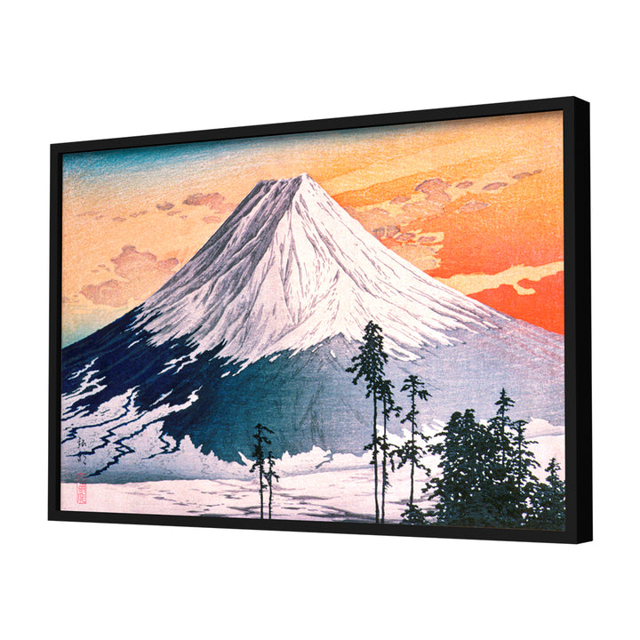 Katsuyama Neighborhood by Hiroaki Takahashi Wall Art, Black Frame