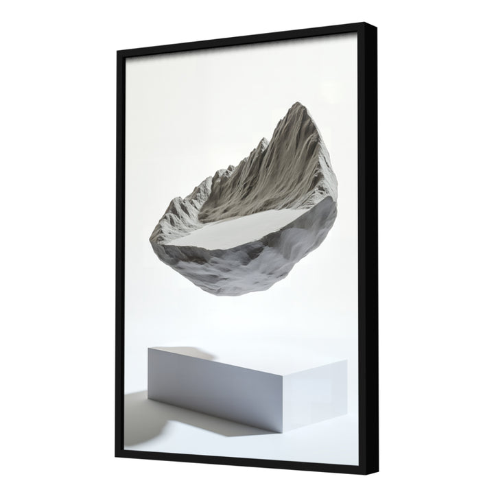 Gravity Suspended Wall Art, Black Frame