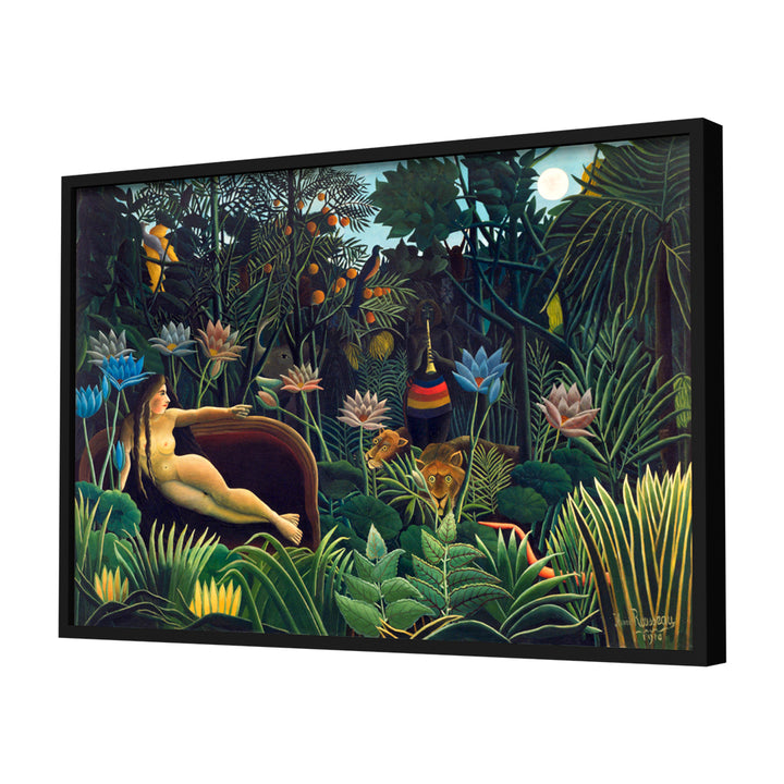 The Dream (1910) by Henri Rousseau Wall Art, Black Frame