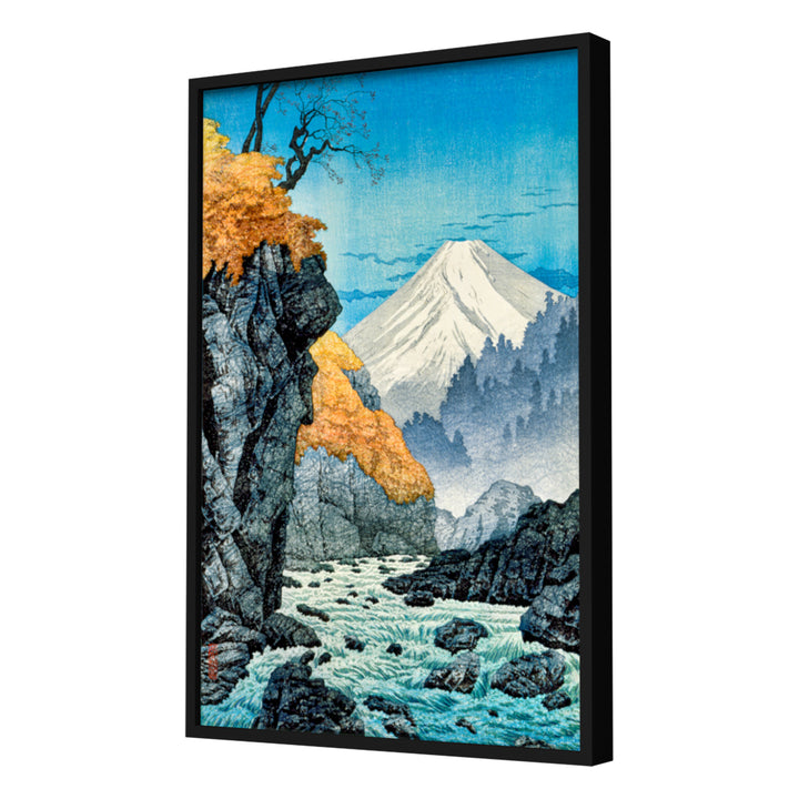 Foot of Mount Ashitaka by Hiroaki Takahashi Wall Art, Black Frame