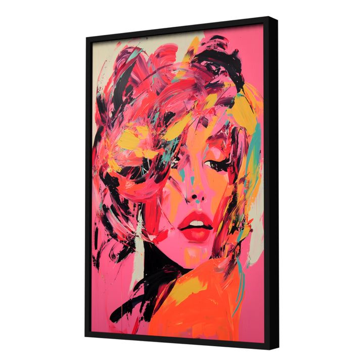 Femme Fatale in Print Wall Art, Black Frame