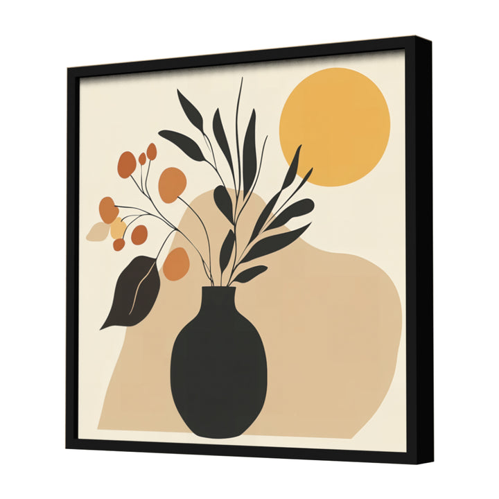 Serene Bohemian Vibes Wall Art, Black Frame