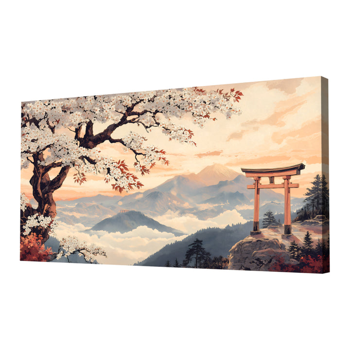 Scarlet Petals Wall Art, Canvas Only