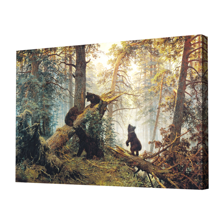 Morning in a Pine Forest by Ivan Shishkin Wall Art, Canvas Only
