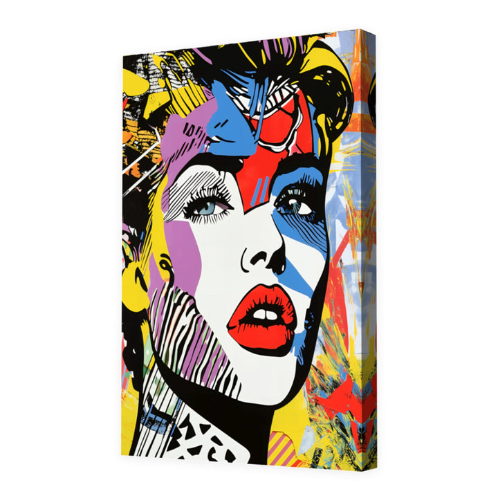 Retro Femme Wall Art, Canvas Only