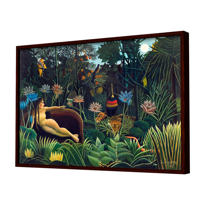 The Dream (1910) by Henri Rousseau Wall Art, Dark Frame