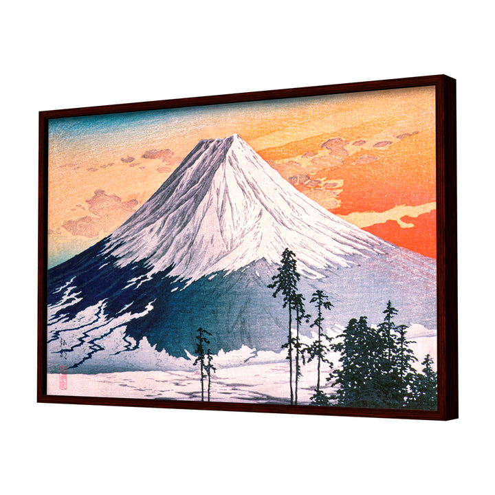 Katsuyama Neighborhood by Hiroaki Takahashi Wall Art, Dark Frame