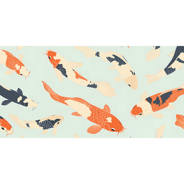 Endless Koi Dance Wall Art, Front