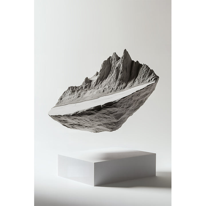 Levitation in White Wall Art, Front