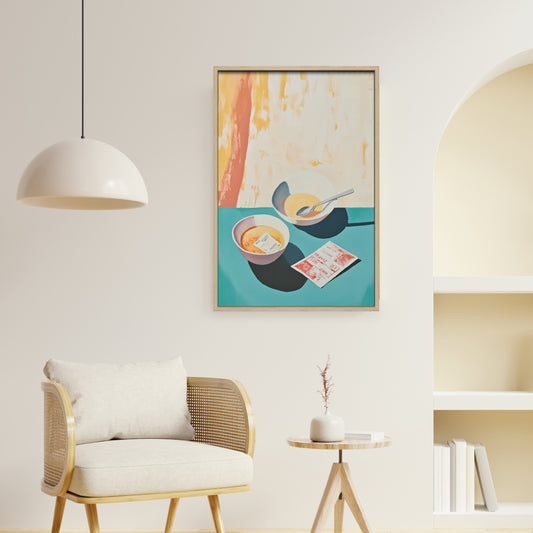 The Little Soup Spot Wall Art, Mockup