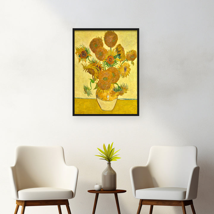 Sunflowers (1888) by Van Gogh Wall Art, Mockup
