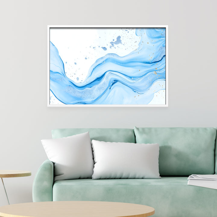 Oceanic Whispers Wall Art, Mockup