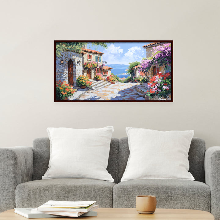 Pathways of Tuscany Wall Art, Mockup