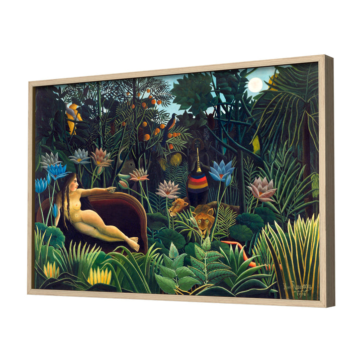The Dream (1910) by Henri Rousseau Wall Art, Neutral Frame