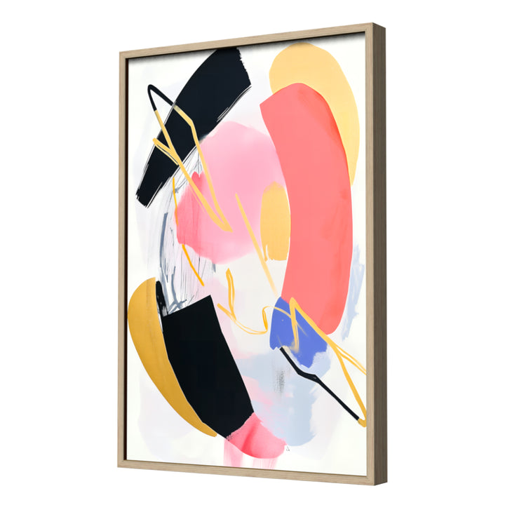 Sepia Dreams – Abstract Wall Art, Neutral Frame