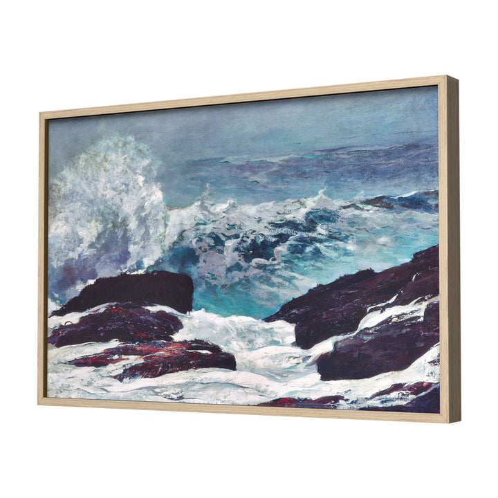Maine Coast (1896) by Winslow Hormer Wall Art, Neutral Frame
