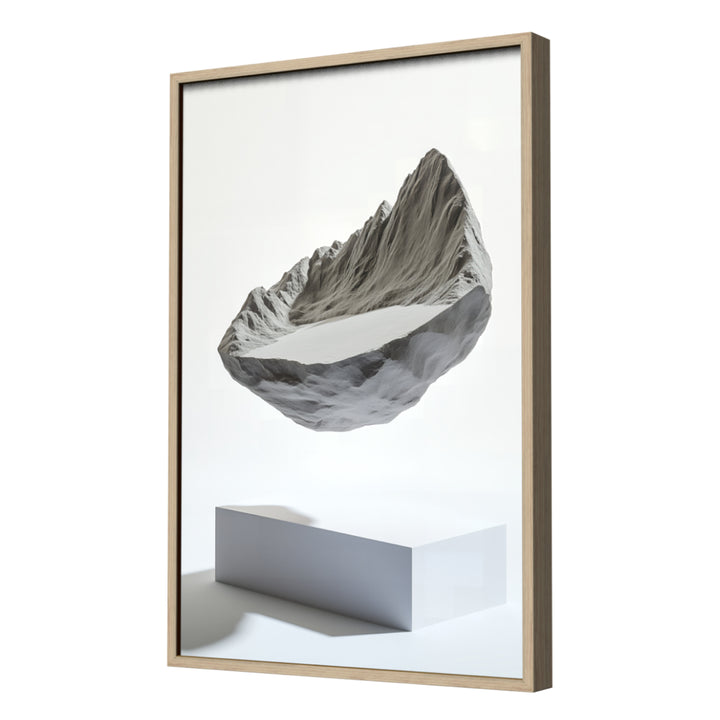 Gravity Suspended Wall Art, Neutral Frame