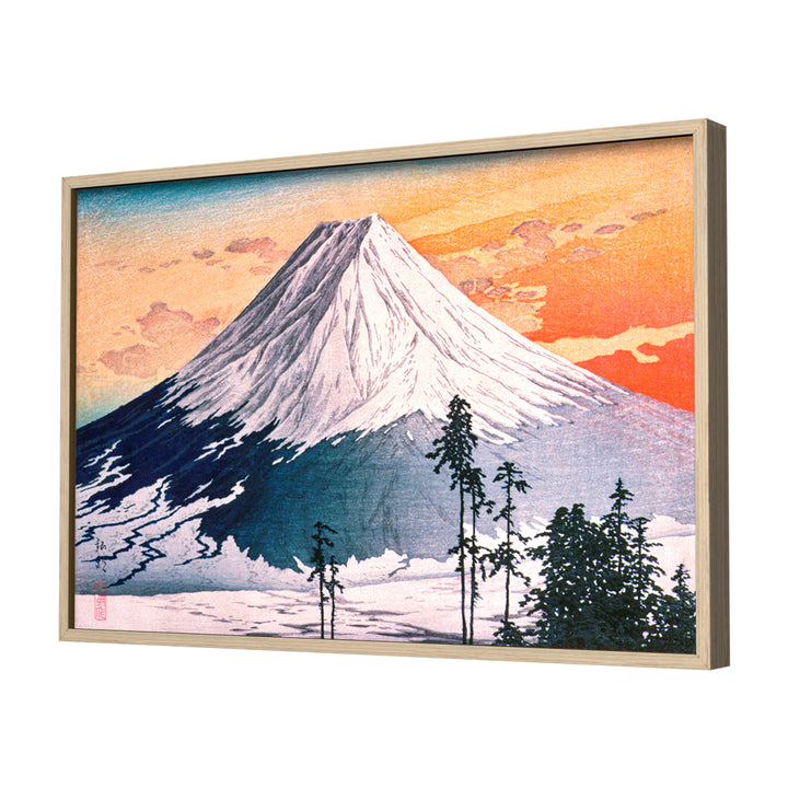 Katsuyama Neighborhood by Hiroaki Takahashi Wall Art, Neutral Frame