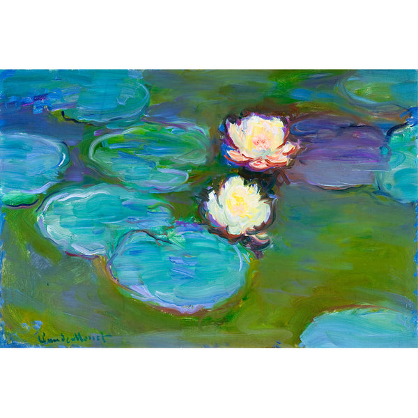 Nympheas (1897–1898) by Claude Monet Wall Art, Front