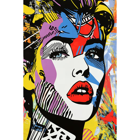 Retro Femme Wall Art, Front