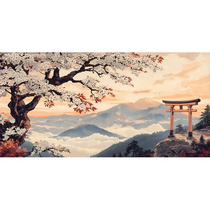 Scarlet Petals Wall Art, Front