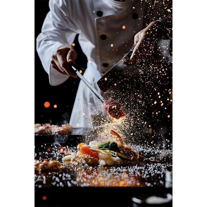 Teppanyaki King Wall Art, Front