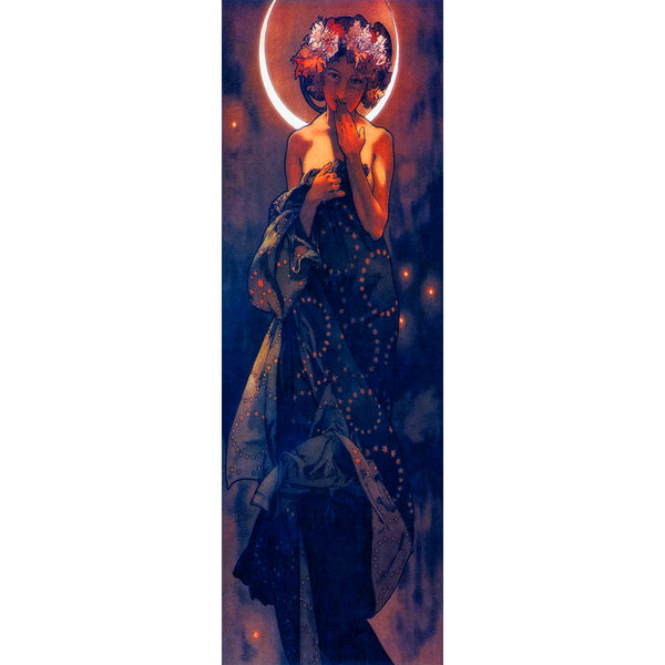 The evening star (1902) by Alphonse Mucha Wall Art, Front