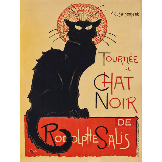 Tournée du Chat Noir (1896) by Théophile Alexandre Steinlen Wall Art, Front