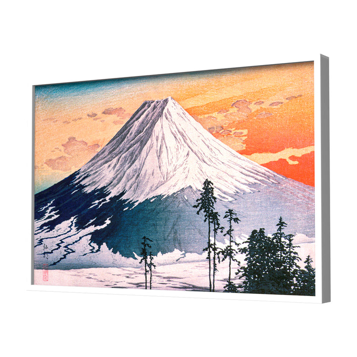 Katsuyama Neighborhood by Hiroaki Takahashi Wall Art, White Frame