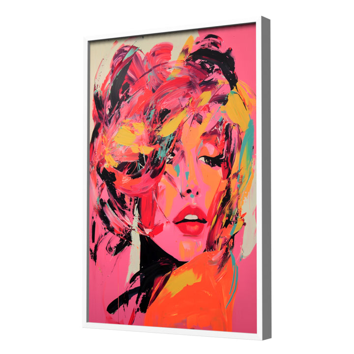 Femme Fatale in Print Wall Art, White Frame
